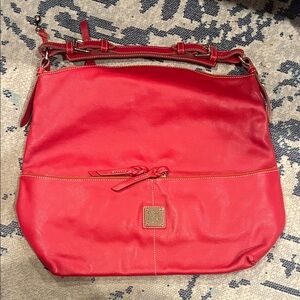 Dooney & Bourke Red Leather Shoulder Bag